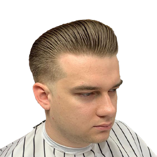 Pompadour haircut in Cedar Park at 3KB Reserve