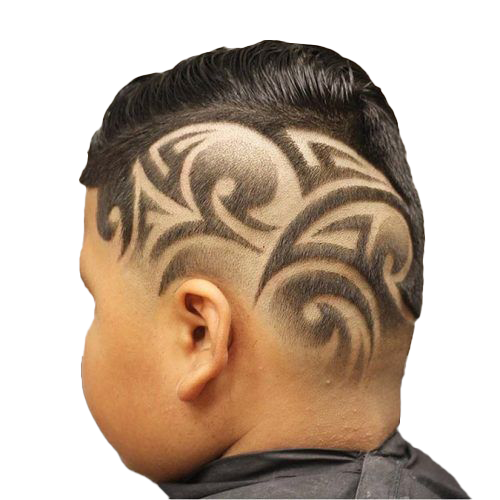 Hair tattoo and design cut