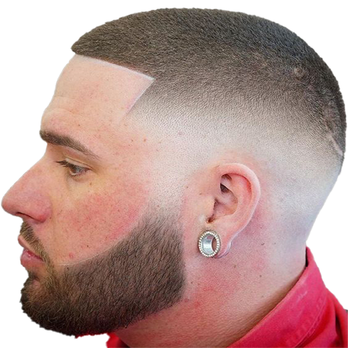 Bald fade haircut