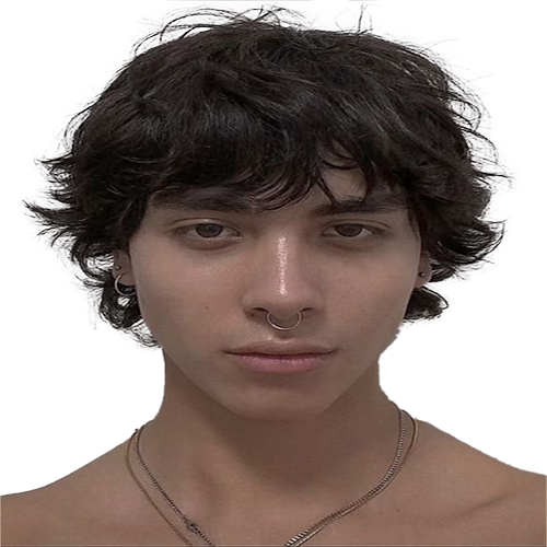 Wolf cut hairstyle in Cedar Park