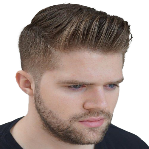 Natural Part Combover