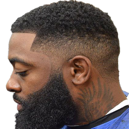 Shadow fade haircut