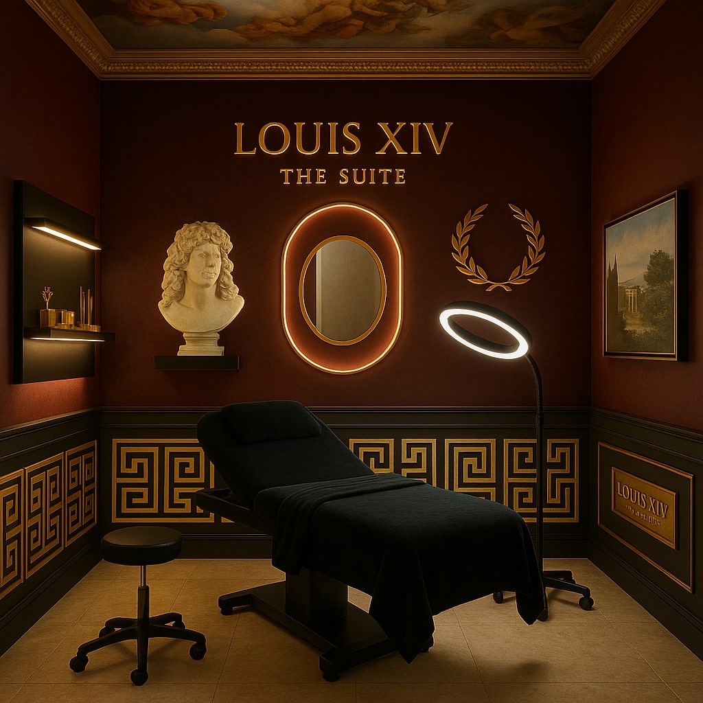 Louis Suite with French detailing and gold trim